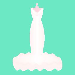 Mermaid wedding gown